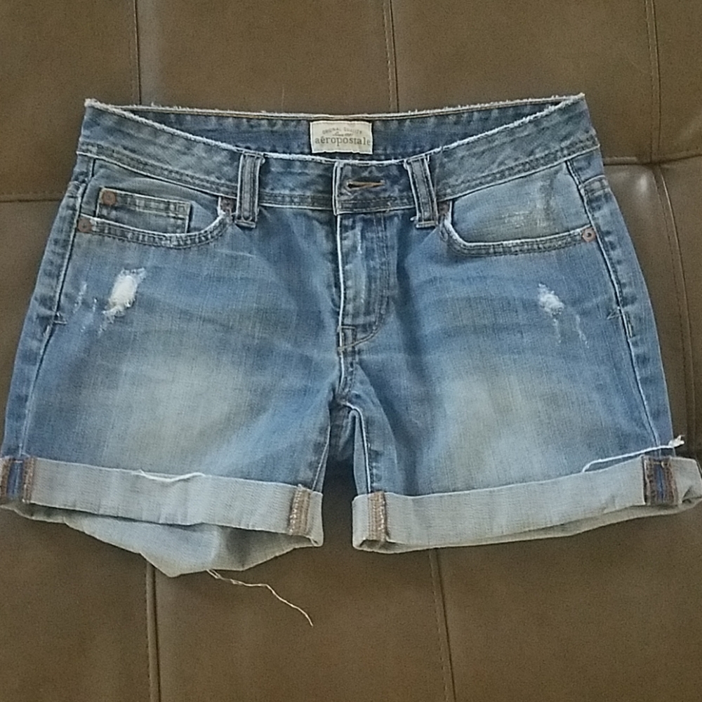 Aeropostale Blue Denim Jean Shorts